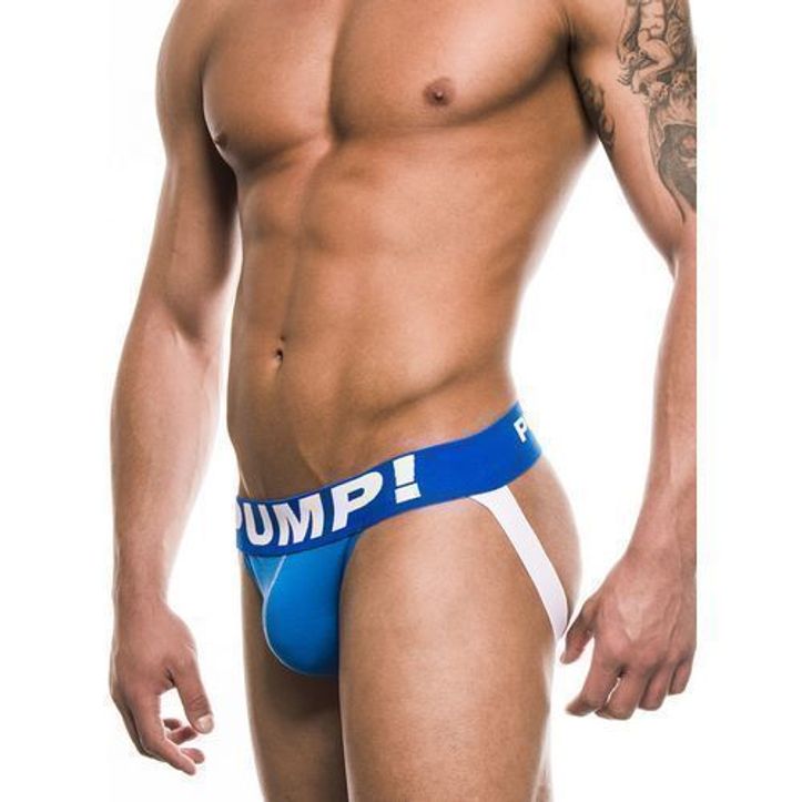 Мужские трусы джоки Pump! Jock Синие PM5-M214 фото 2