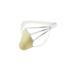 Фото Мужские трусы стринги бежевые Romeo Rossi RR1022-20