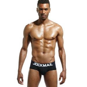 Фото Мужские трусы брифы черные JOCKMAIL JM2023-2