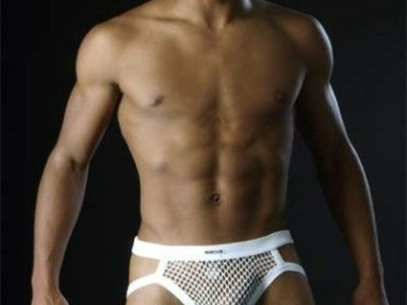  Мужские трусы джоки в сетку Manstore Miсropo White Jock 3665
