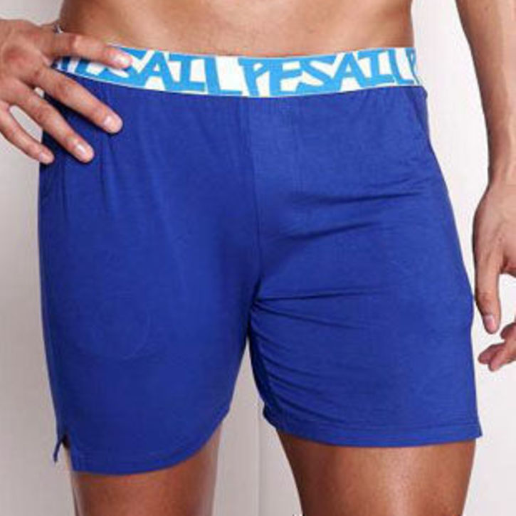 Мужские трусы-шорты синие GMW Boxer Shorts Blue 4635