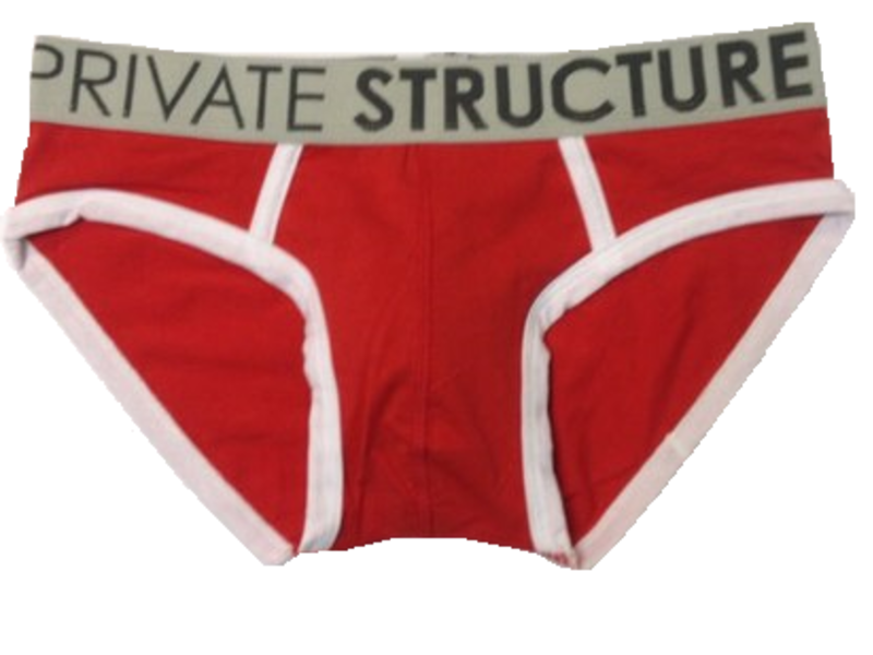 Мужские трусы слипы Private Structure Spectrum Low Rise Brief RED 15142