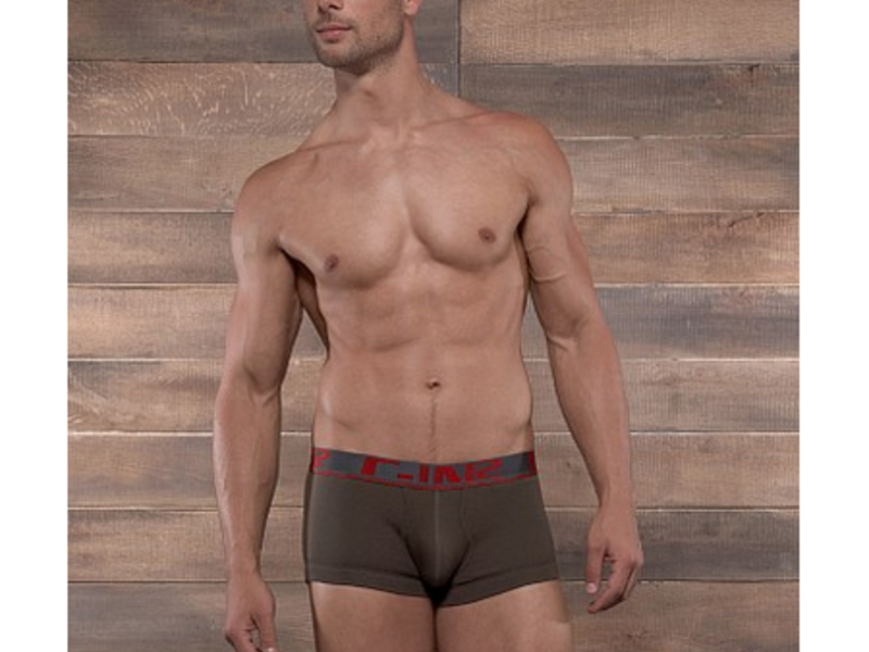 Мужские трусы боксеры коричневые C-IN2 Pop Colors Low No Show Profile Boxer Espresso 15609
