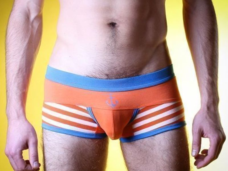Мужские трусы хипсы оранжевые Paul Jones Orange Boxer 16708