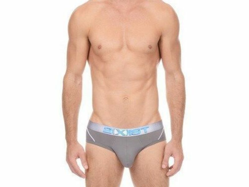 Мужские трусы Брифы серые 2xist oblique stripes Brief Grey 18447