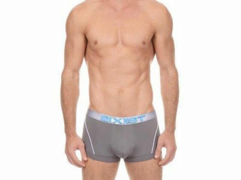 Мужские трусы боксеры серые 2xist oblique stripes Boxer GREY 18453