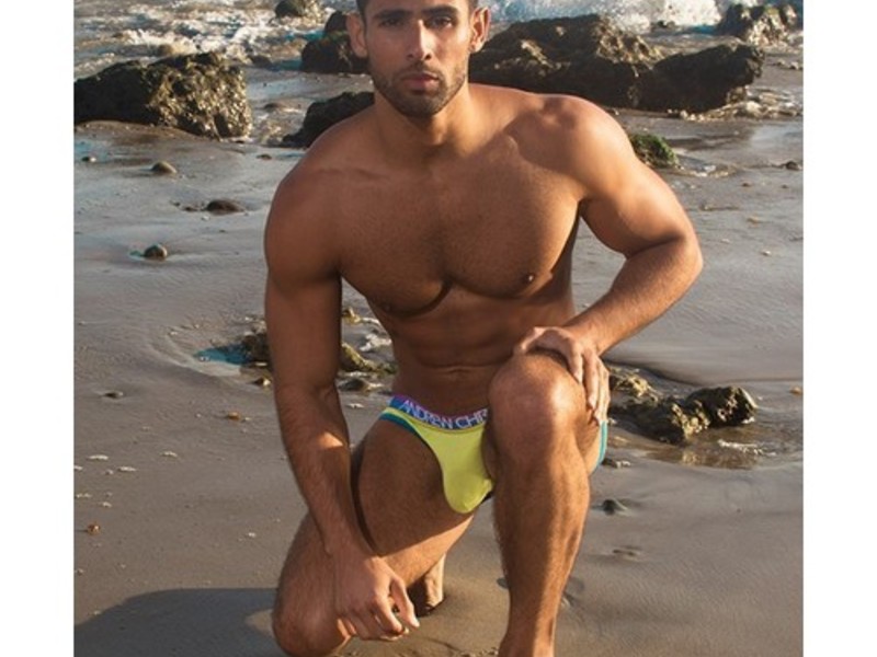 Мужские трусы джоки салатовые Andrew Christian jOck  AC9706 25682