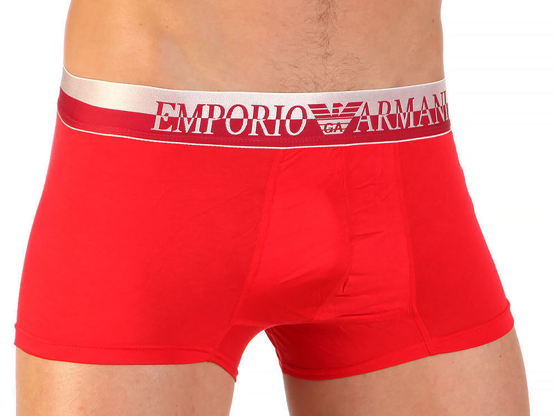 Мужские трусы Emporio Armani боксеры красные 33186