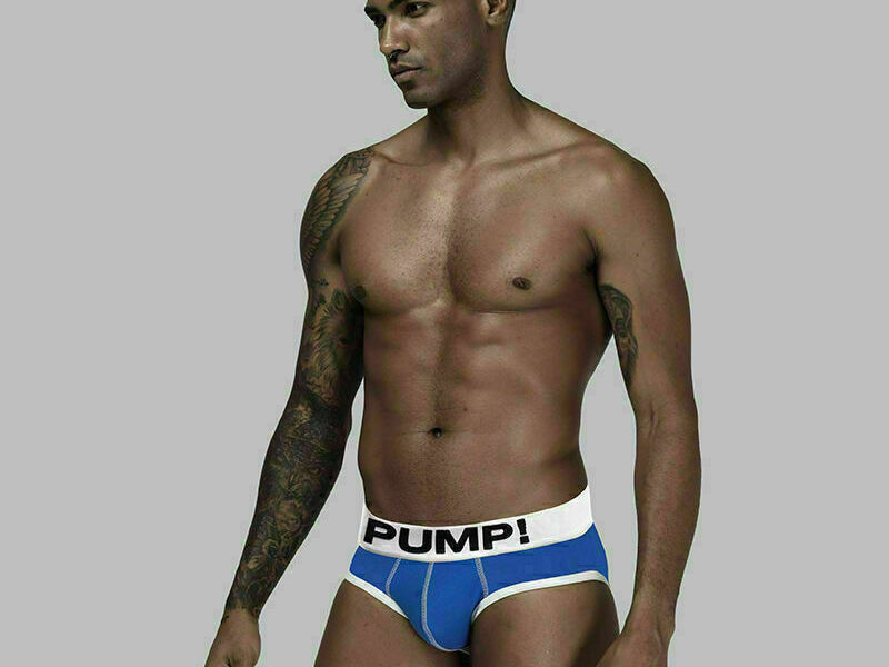Мужские трусы брифы синие PUMP! PU013 42181