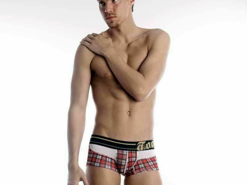 Мужские трусы хипсы TOOT Check Boxer Red TT00019 38028