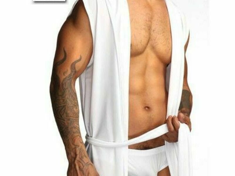 Мужской халат белый N2N Dream Robe White 43769