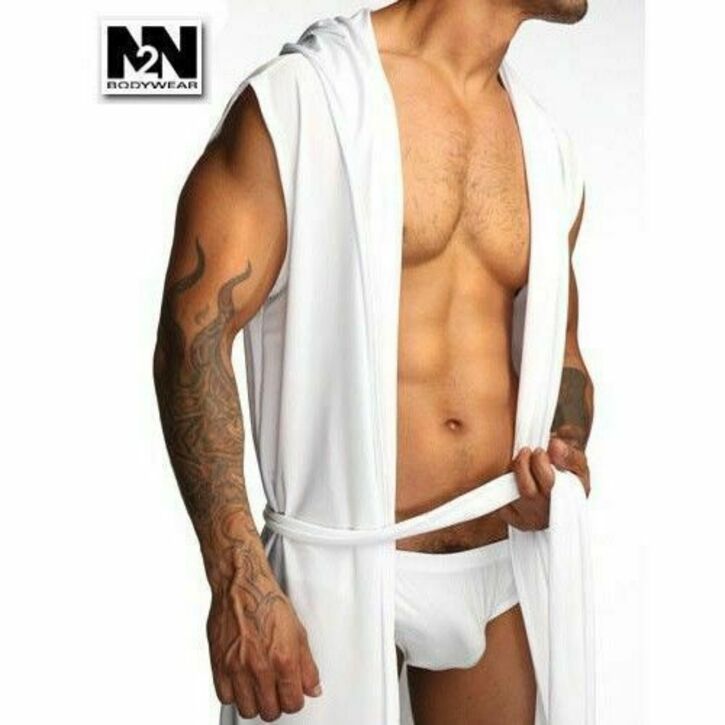 Мужской халат белый N2N Dream Robe White 43769