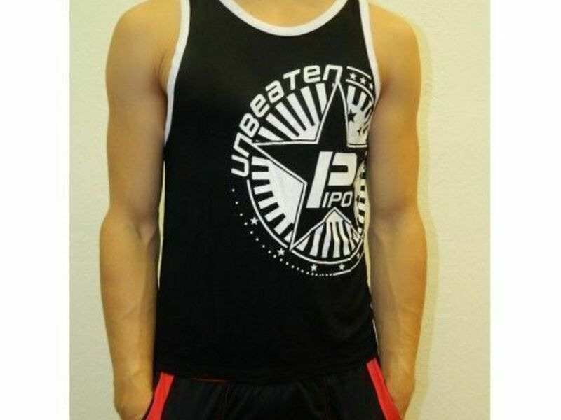 Мужская майка черная Asitoo Unbeaten Black Tank Top 43781