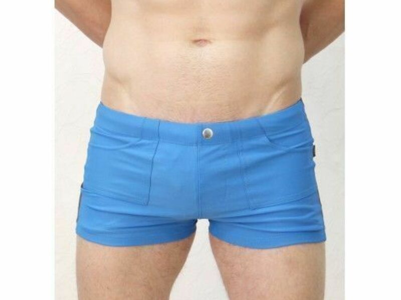 Мужские плавки голубые TOOT Navy Shorts 43847