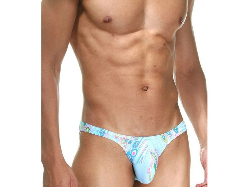 Мужские трусы слипы голубые Don Moris DM021808 44664