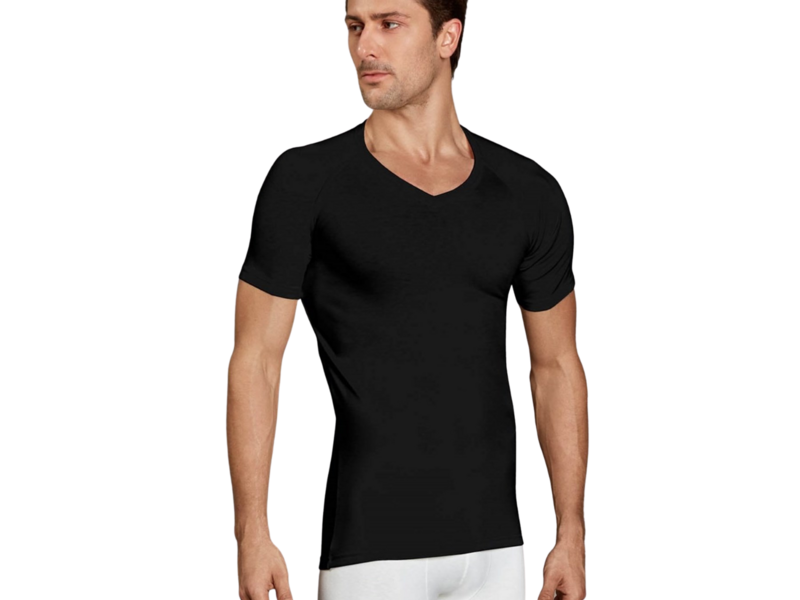 Мужское термобелье футболка с V-образным вырезом черная Doreanse 2885 27968