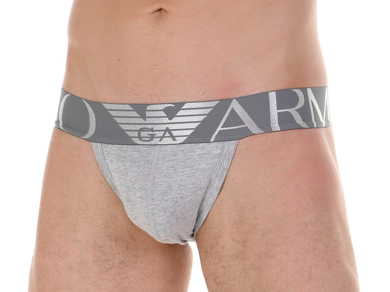 Мужские трусы джоки серые Emporio Armani 45315