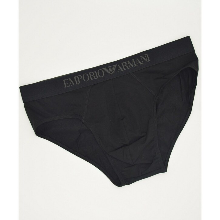 Мужские трусы брифы Emporio Armani черные 45562