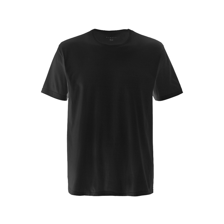 Мужская футболка черная (2 шт.) BUGATTI 50079/6061 930 46383