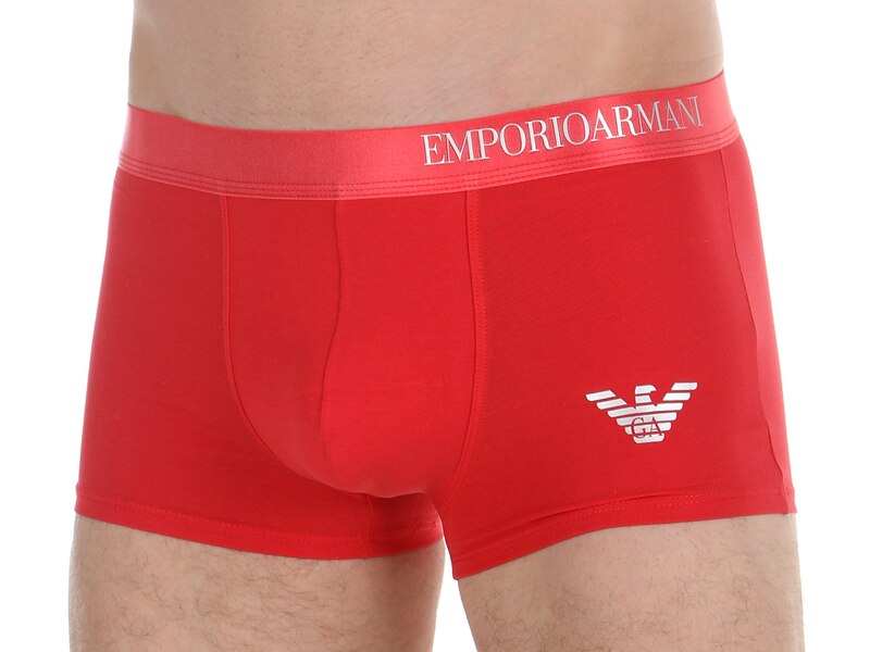 Мужские трусы боксеры красные Emporio Armani 46428