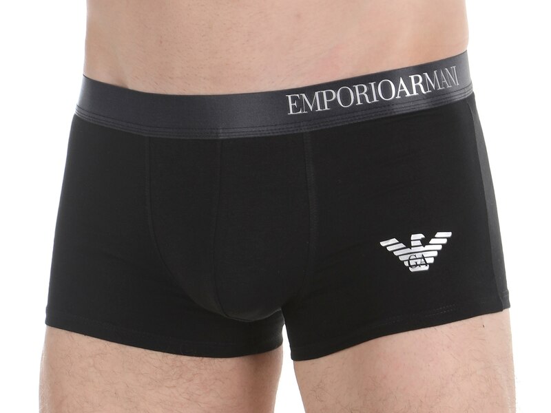 Мужские трусы боксеры черные Emporio Armani 46433