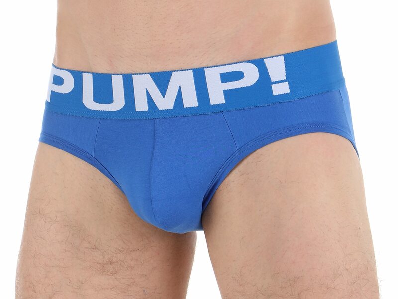 Мужские трусы брифы синие PUMP!  46446