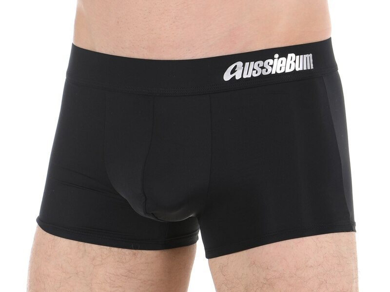 Мужские трусы боксеры черные AussieBum 46467