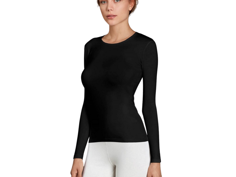 Женское термобелье лонгслив черный Doreanse Thermalwear 8575 35234