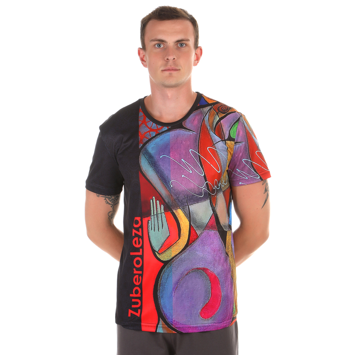 Мужская футболка с разноцветным принтом Sesmik by Vlad Sedov VS001/VS0035 48811