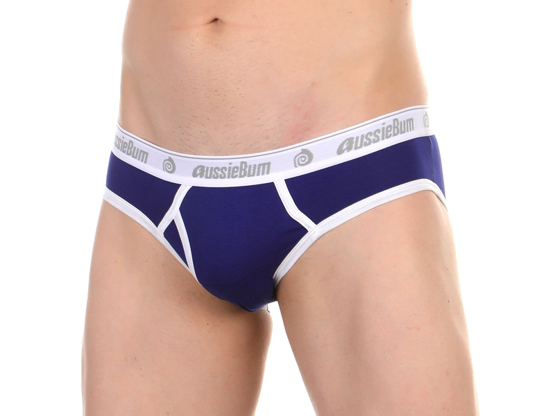 Мужские трусы брифы темно-синие Aussiebum 48910
