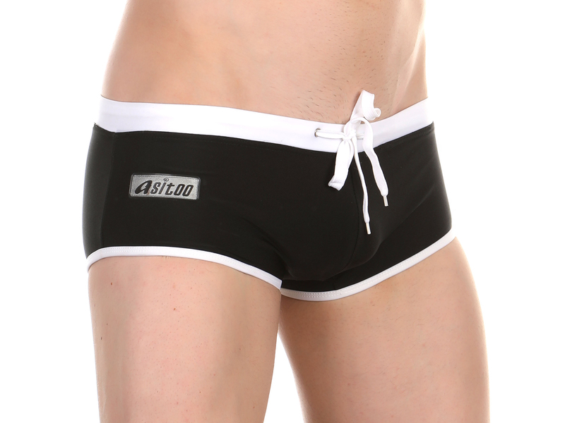 Мужские плавки черные Asitoo Swim Trunk Black 49021
