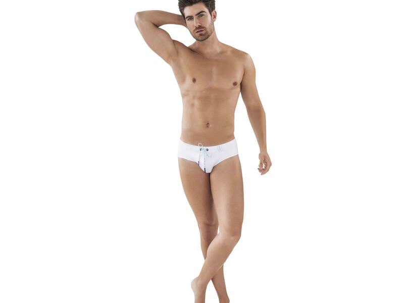 Мужские плавки белые Clever BAHIA SWIMSUIT BRIEF 089101 49154