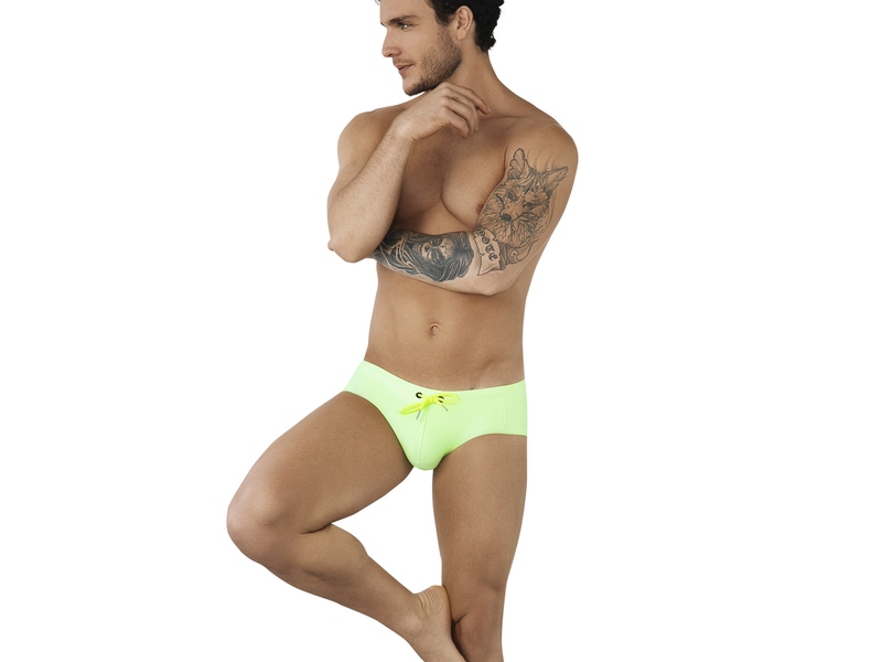 Мужские плавки салатовые Clever TROPIC PARTY SWIMSUIT BRIEF 096610 49484