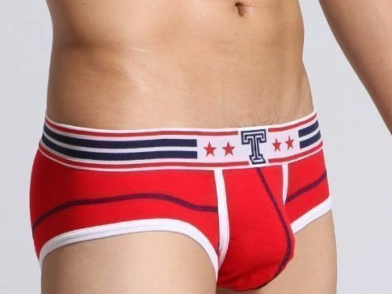 Мужские трусы брифы красные TOOT Sport Binder Brief Red 49577