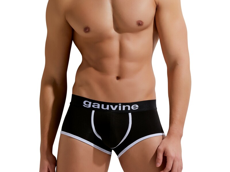 Мужские трусы хипсы черные GAUVINE 3004 49924