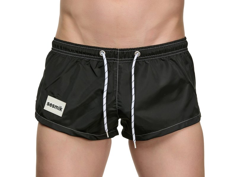 Мужские шорты черные Sesmik ALEX COLORS BLACK 49621