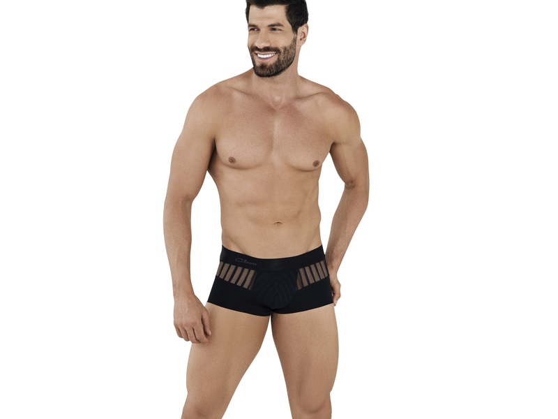 Мужские трусы хипсы черные с сетчатыми вставками Clever LUCERNA LATIN BOXER 103211 50086