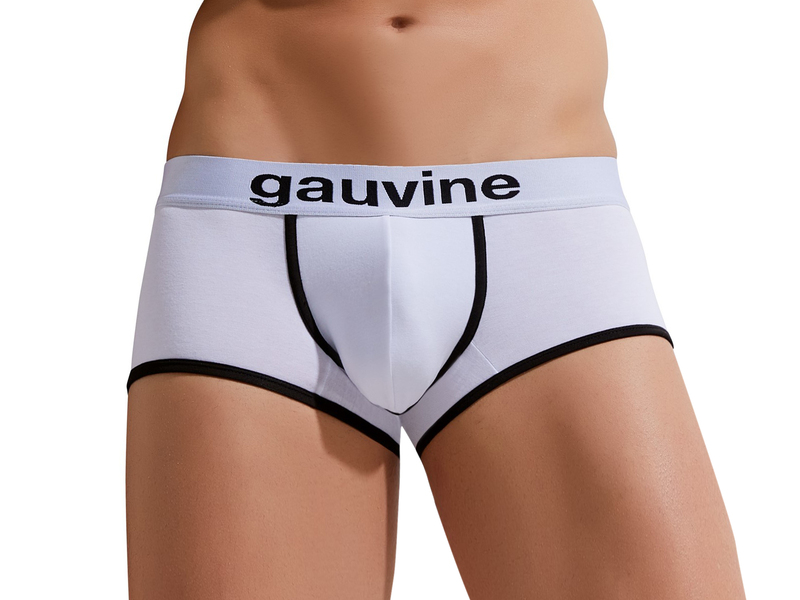 Мужские трусы хипсы белые GAUVINE 3004 49925