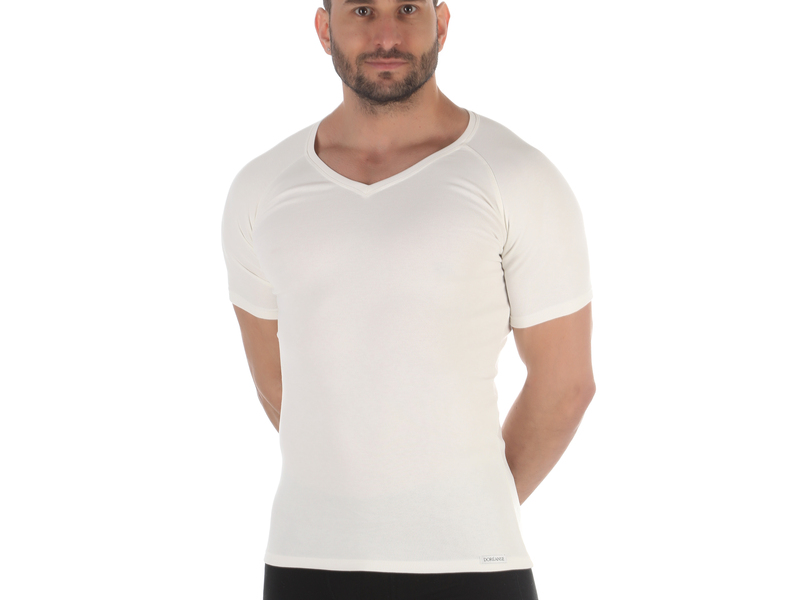 Термобелье мужское футболка с V-вырезом бежевая Doreanse 2885 32550