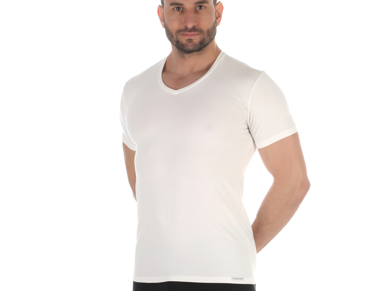Мужское термобелье футболка с V-образным вырезом бежевая Doreanse 2890 39478
