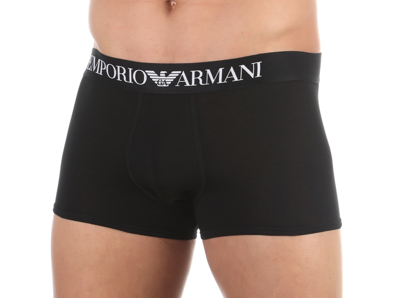 Мужские трусы боксеры черные Emporio Armani 111389_CC729 00020 50449