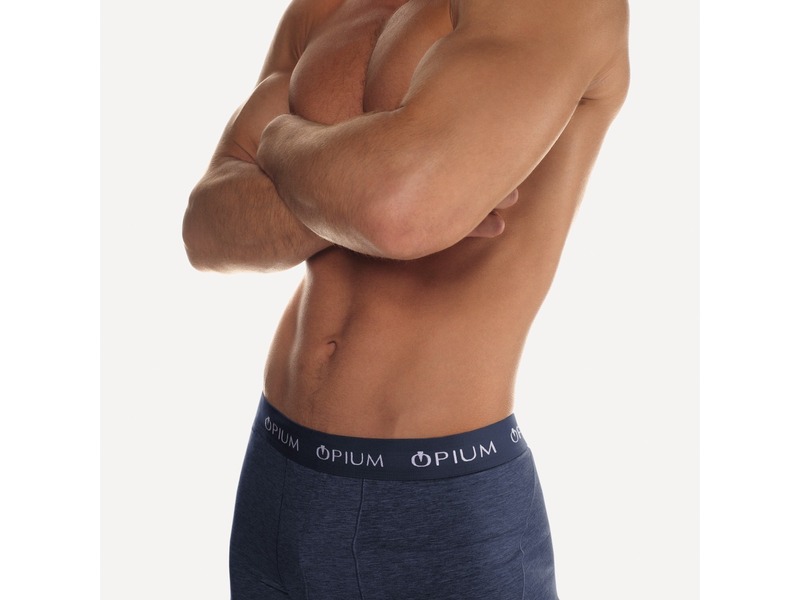 Мужские трусы боксеры темно-синие Opium Boxer R07 50566