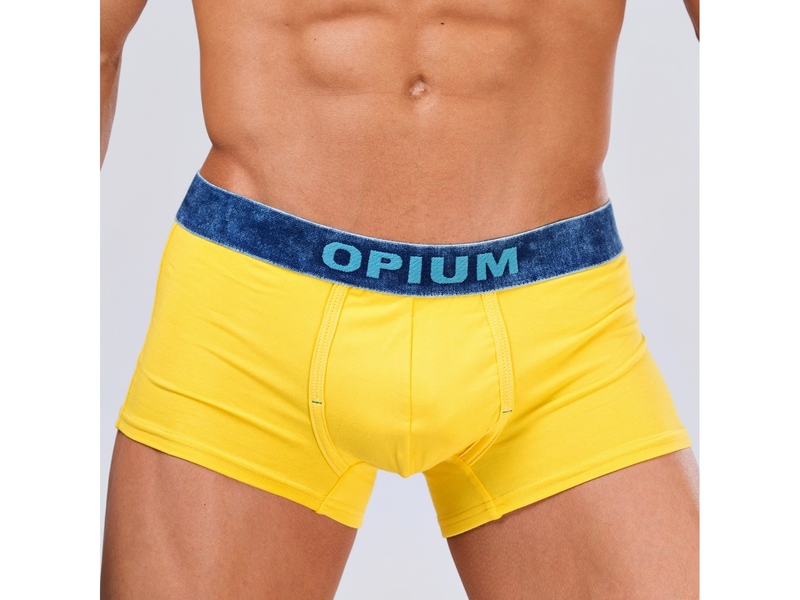 Мужские трусы боксеры желтые Opium Boxer R109 50583