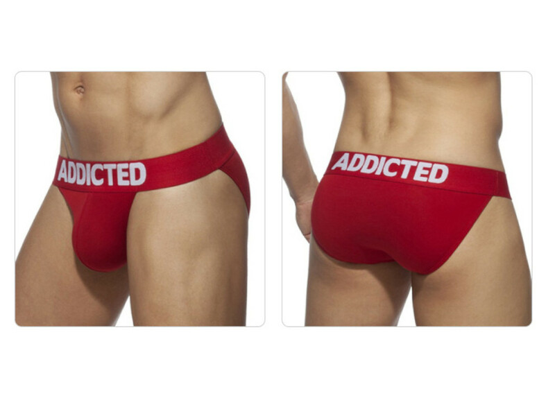 Мужские трусы танга красные Addicted 3012-8 50622