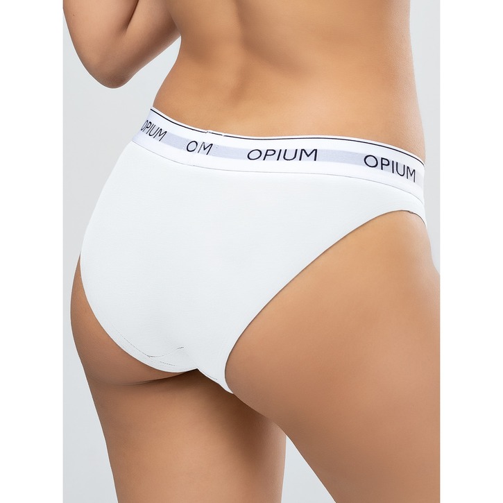 Женские трусы слипы белые Opium T-95 50655