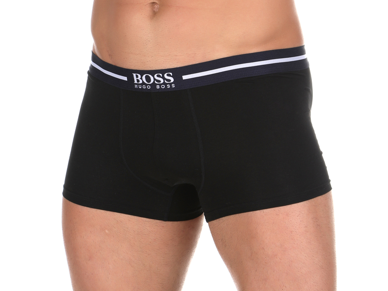Мужские трусы боксеры черные Hugo Boss 50820