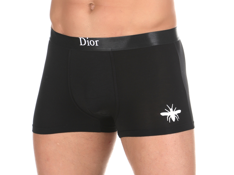 Мужские трусы боксеры черные Dior 50852