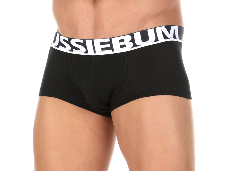 Мужские трусы боксеры черные AUSSIEBUM 48162