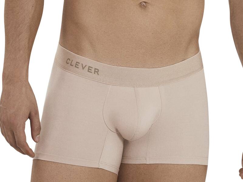 Мужские трусы боксеры бежевые Clever NATURA BOXER 112302 50879