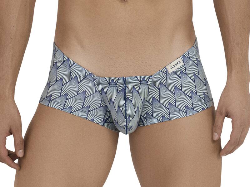 Мужские трусы хипсы желтые с принтом Clever SUBLIME LATIN BOXER 114203 50887